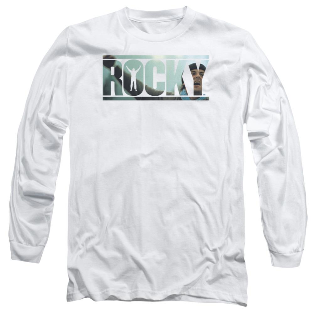 Rocky Cutout Logo Men's 18/1 Cotton Long-Sleeve T-Shirt