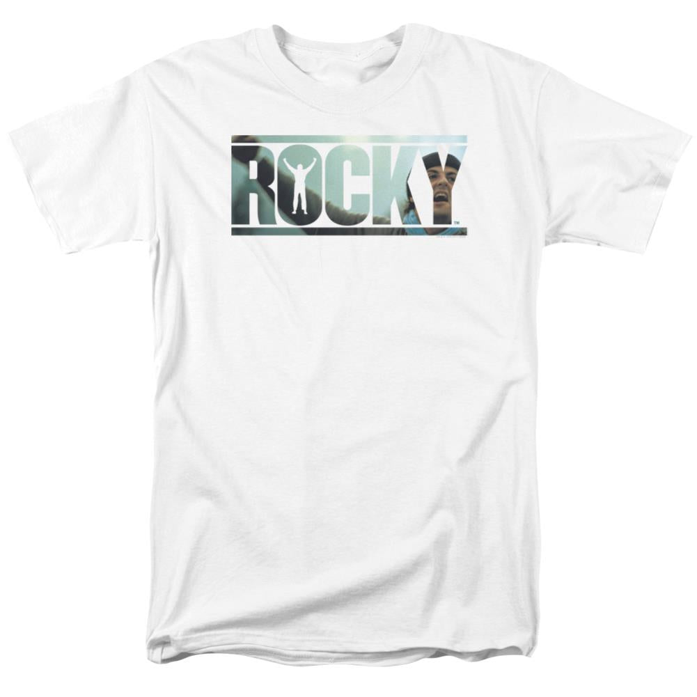 Rocky Cutout Logo Men's 18/1 Cotton Short-Sleeve T-Shirt