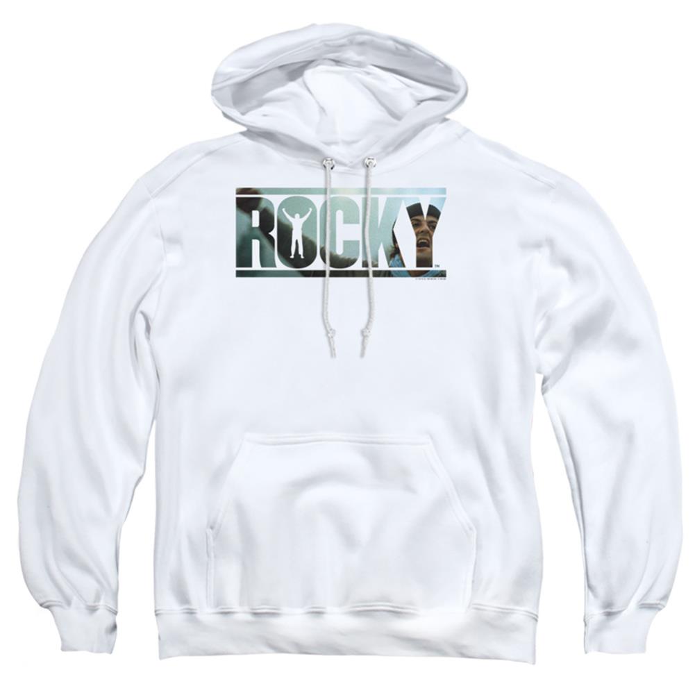 Rocky Cutout Logo Men's Pull-Over 75 25 Poly Hoodie