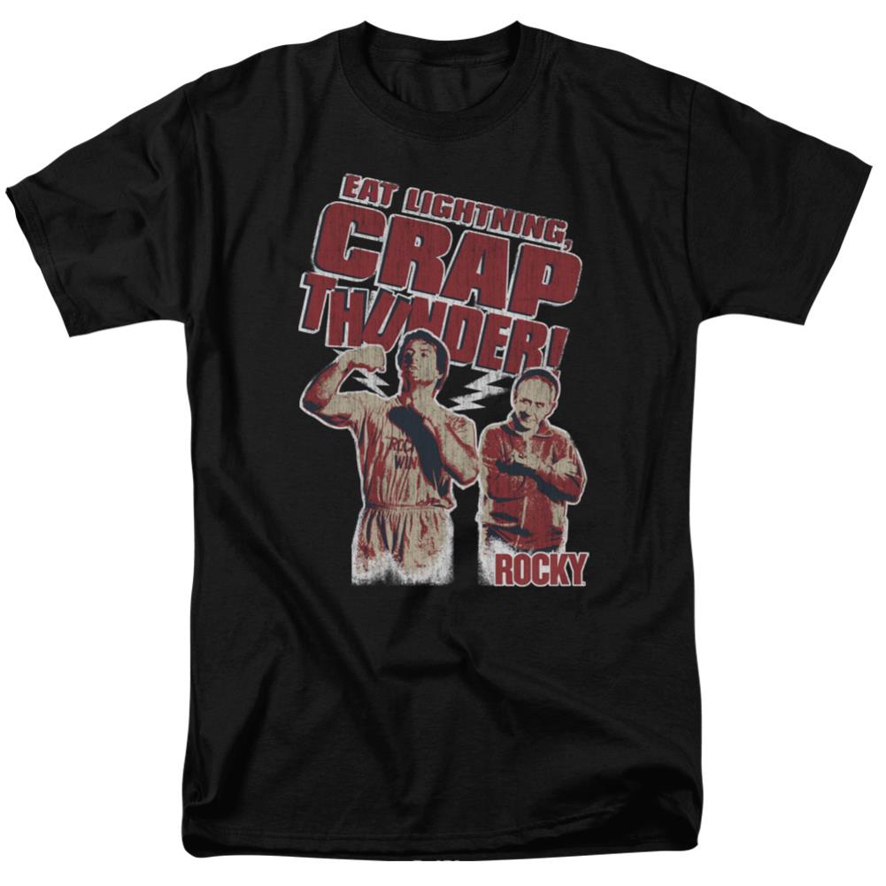 Rocky Eat Lightning Men's 18/1 Cotton Short-Sleeve T-Shirt