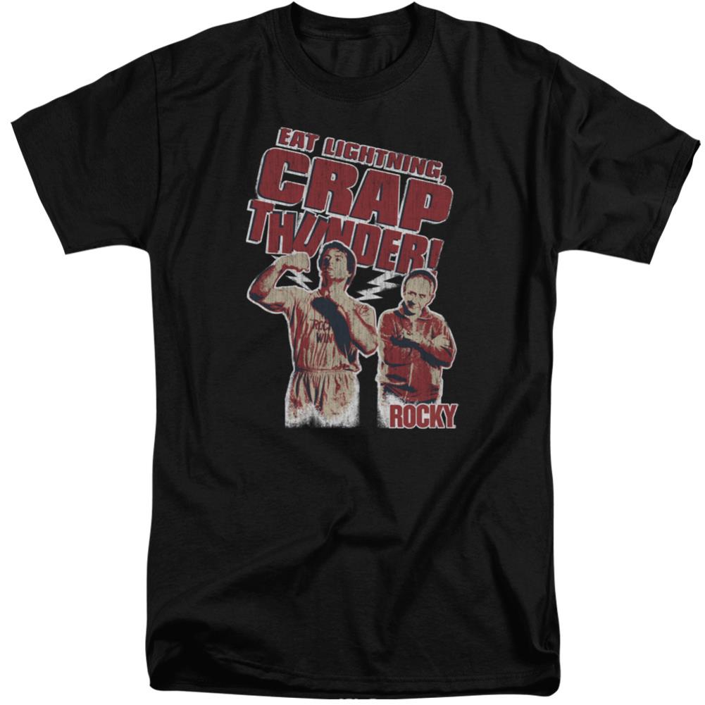 Rocky Eat Lightning Men's 18/1 Tall Cotton Short-Sleeve T-Shirt