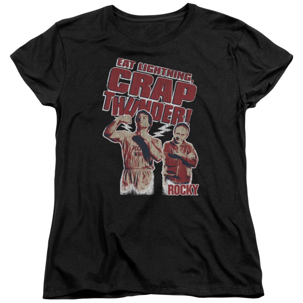 Rocky Eat Lightning Women's 18/1 Cotton Short-Sleeve T-Shirt