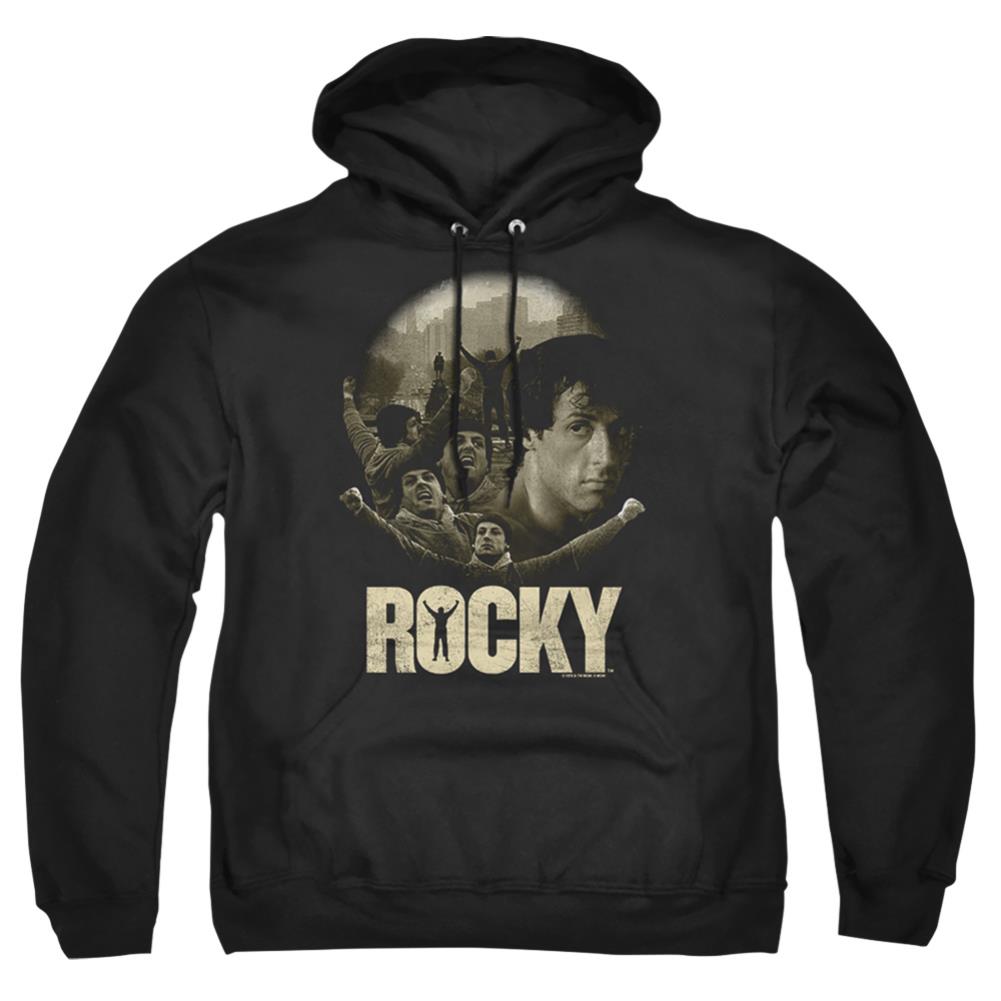 Rocky Feeling Strong Men's Pull-Over 75 25 Poly Hoodie