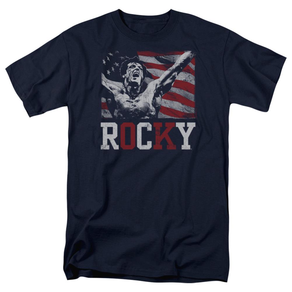Rocky Flag Champion Men's 18/1 Cotton Short-Sleeve T-Shirt
