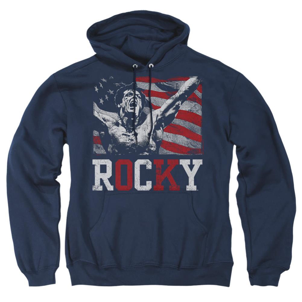 Rocky Flag Champion Men's Pull-Over 75 25 Poly Hoodie
