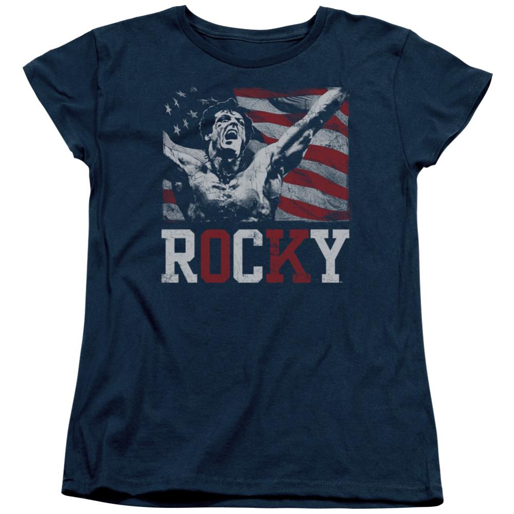 Rocky Flag Champion Women's 18/1 Cotton Short-Sleeve T-Shirt