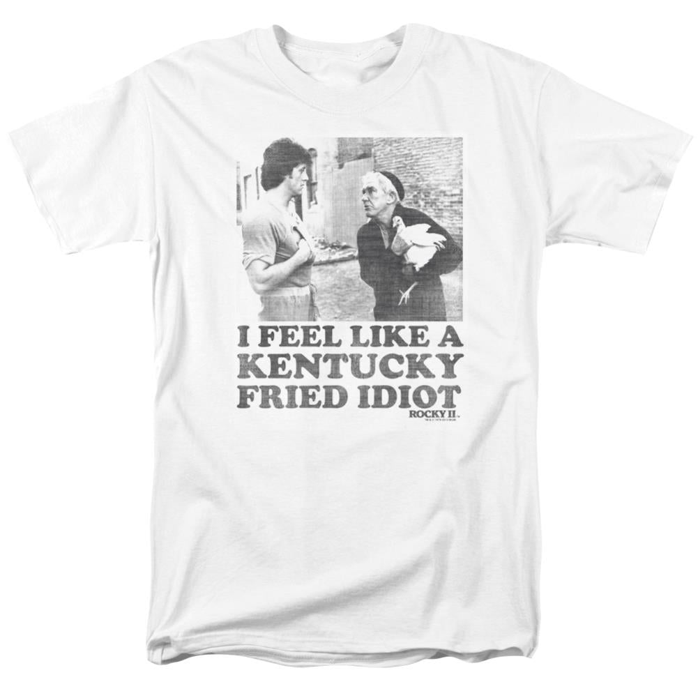 Rocky Fried Idiot Men's 18/1 Cotton Short-Sleeve T-Shirt