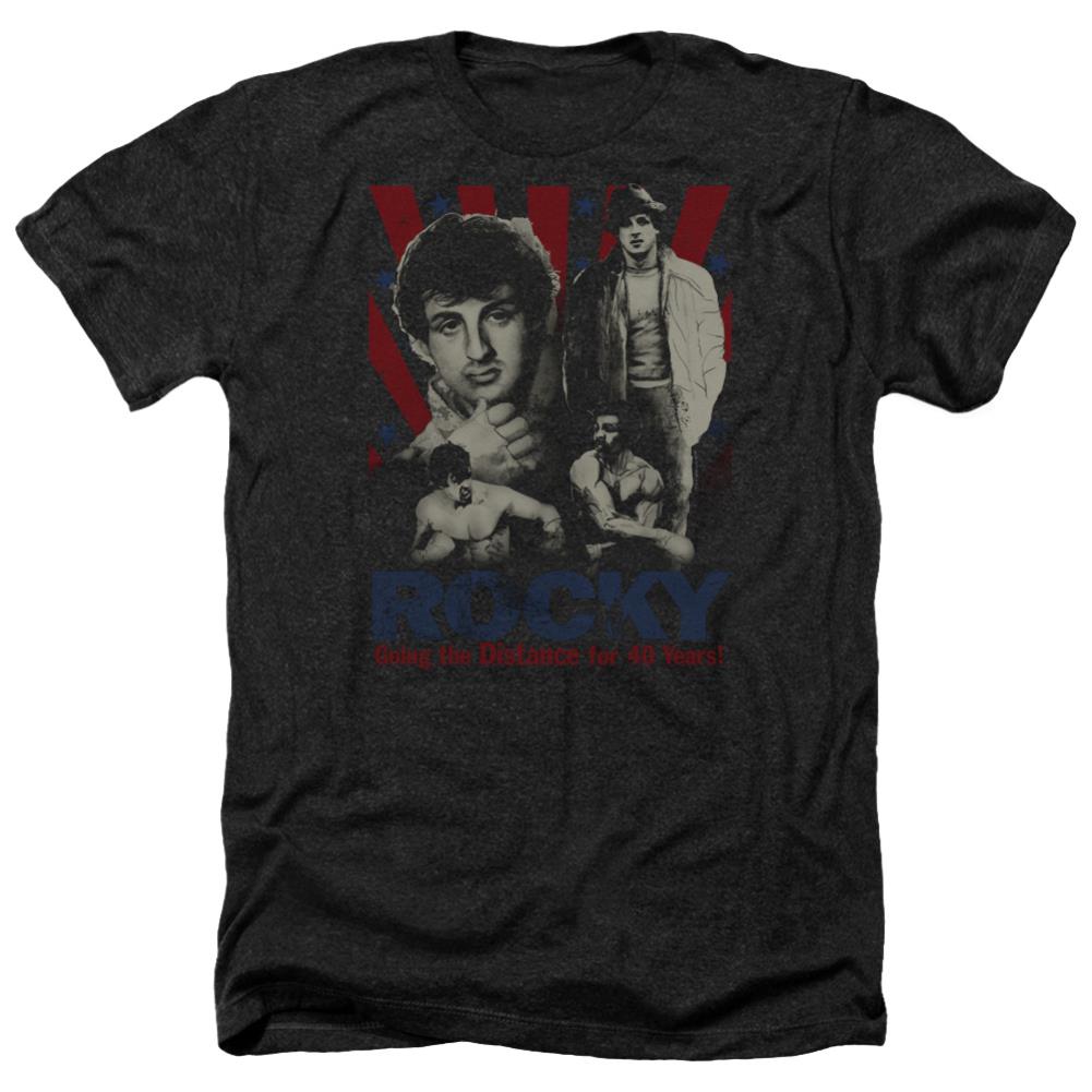 Rocky Going The Distance Men's 30/1 Heather 60 40 Poly Short-Sleeve T-Shirt