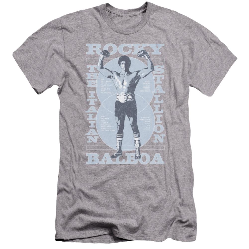 Rocky Gun Show Men's Ultra-Soft 30/1 Cotton Slim Short-Sleeve T-Shirt