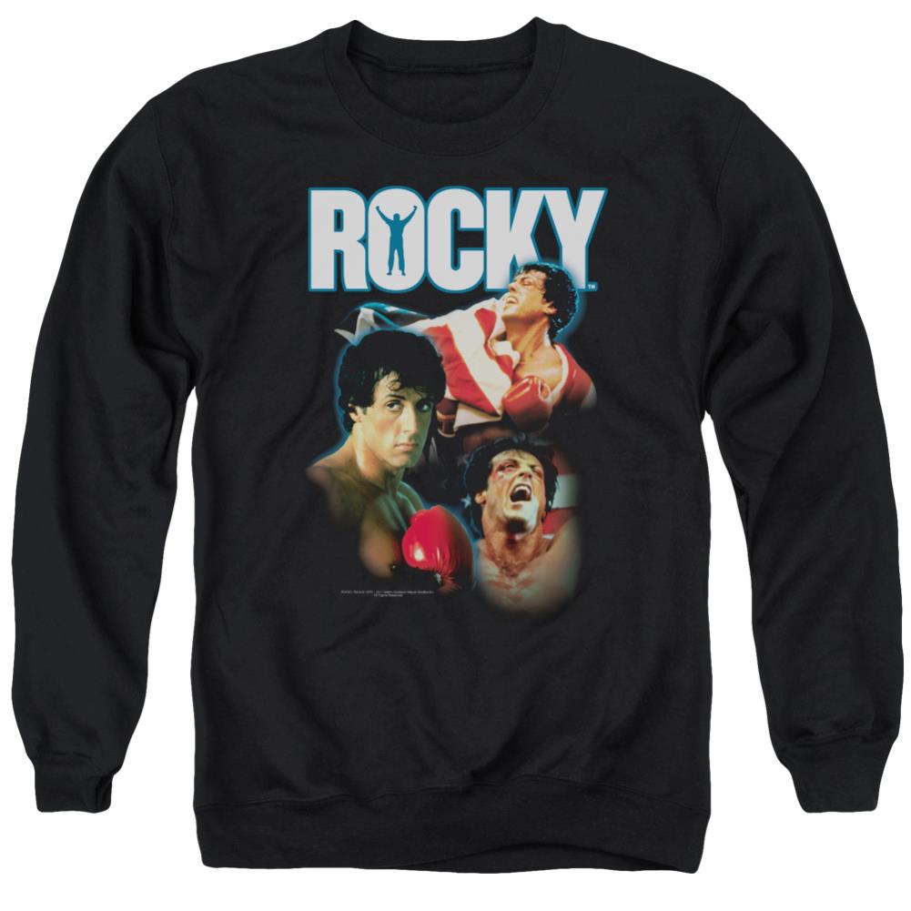 Rocky I Did It Men's Crewneck 50 50 Poly Long-Sleeve T-Shirt