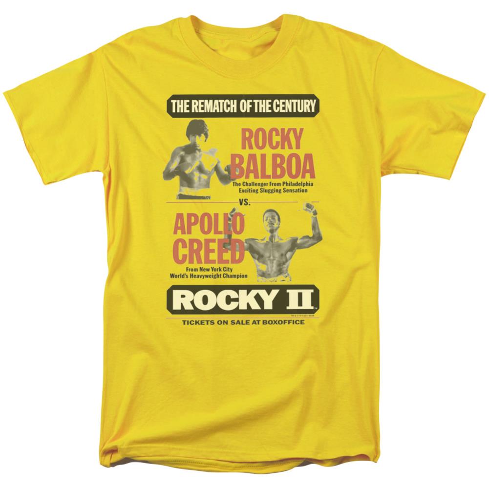 Rocky II Rematch Men's 18/1 Cotton Short-Sleeve T-Shirt