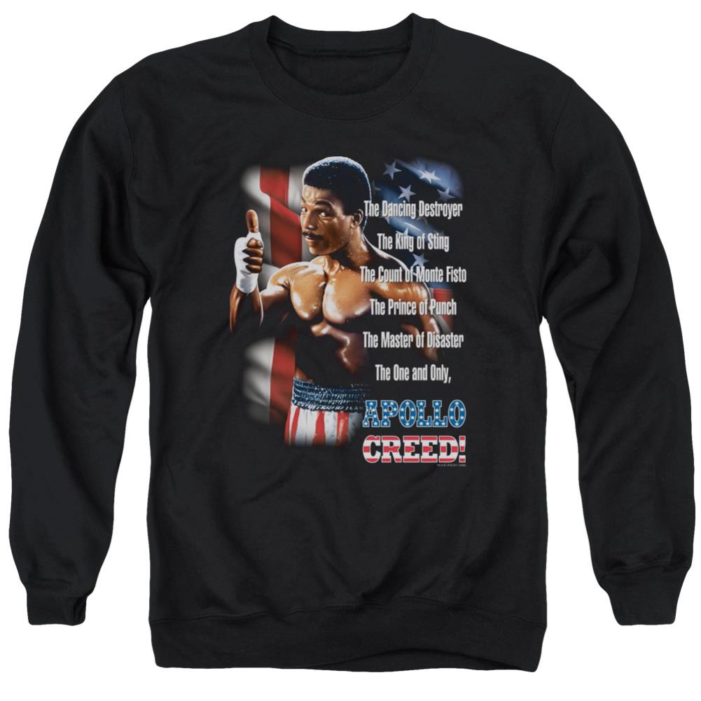 Rocky II The One And Only Men's Crewneck 50 50 Poly Long-Sleeve T-Shirt
