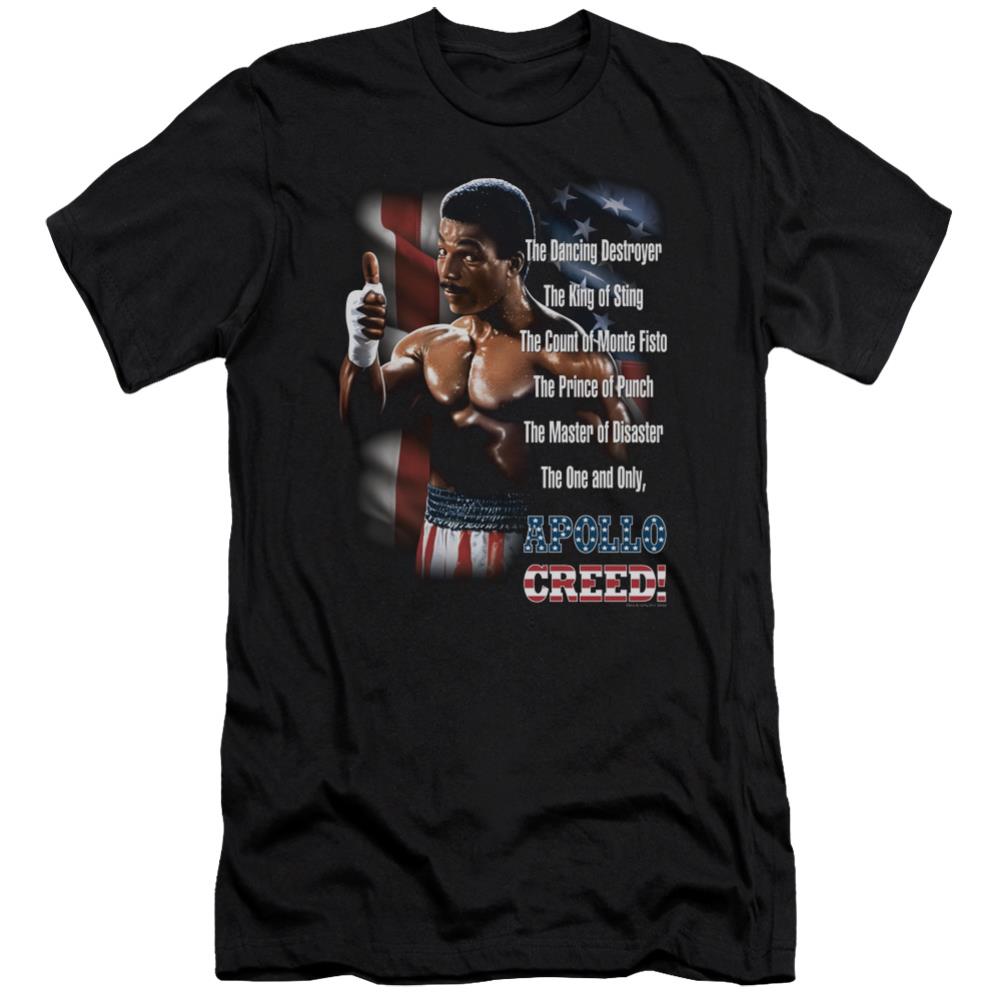 Rocky II The One And Only Men's Ultra-Soft 30/1 Cotton Slim Short-Sleeve T-Shirt