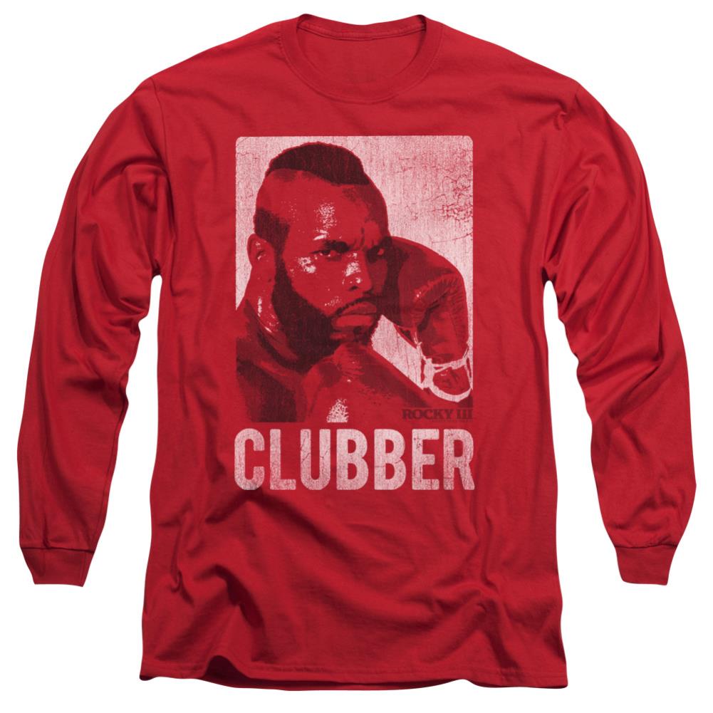 Rocky III Clubber Lang Men's 18/1 Cotton Long-Sleeve T-Shirt