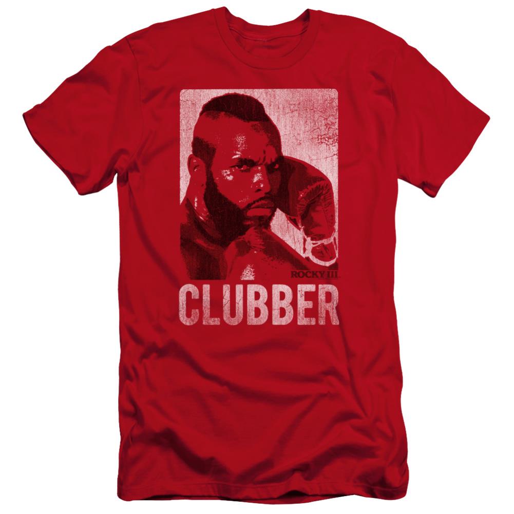 Rocky III Clubber Lang Men's Ultra-Soft 30/1 Cotton Slim Short-Sleeve T-Shirt