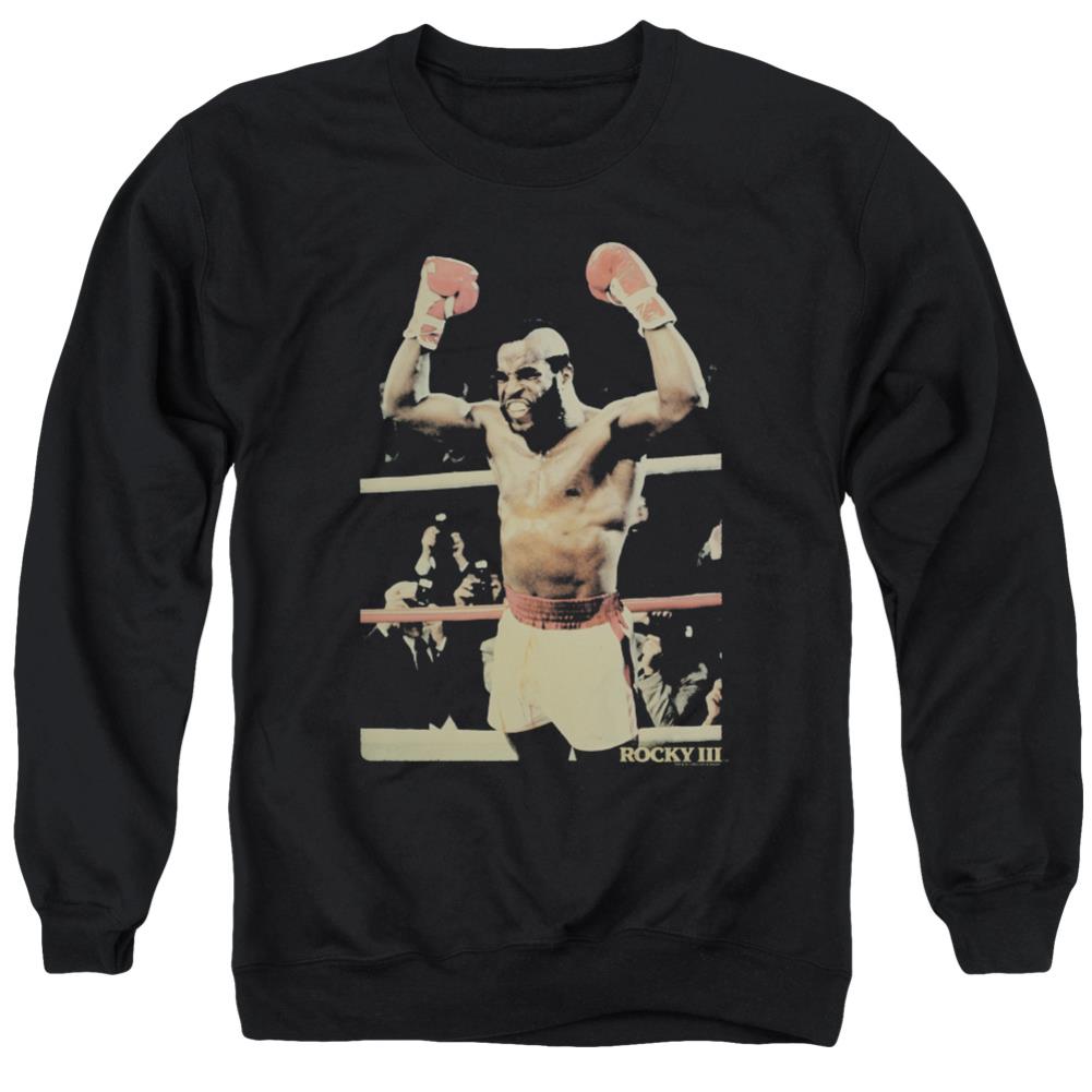 Rocky III Clubber Men's Crewneck 50 50 Poly Long-Sleeve T-Shirt