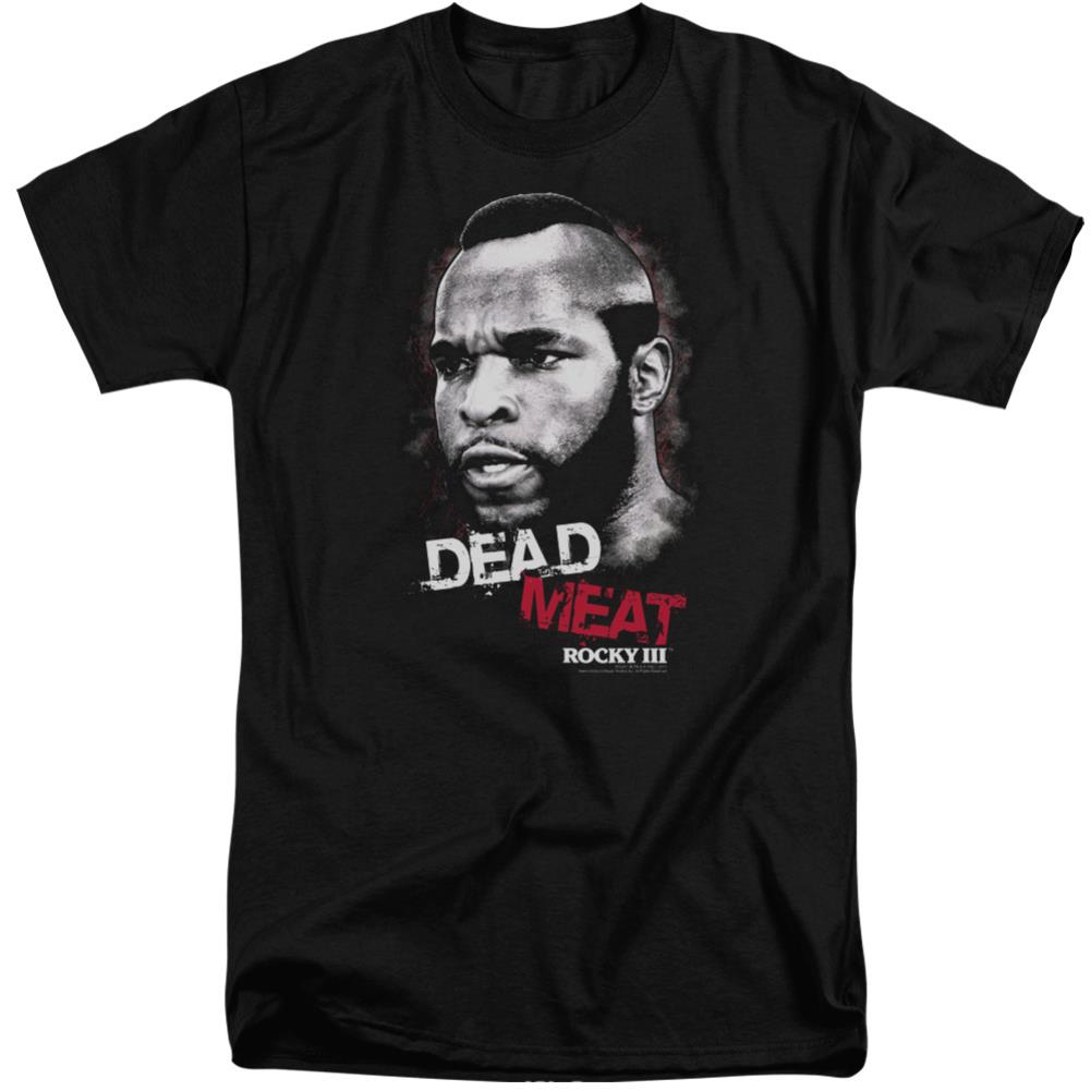 Rocky III Dead Meat Men's 18/1 Tall Cotton Short-Sleeve T-Shirt