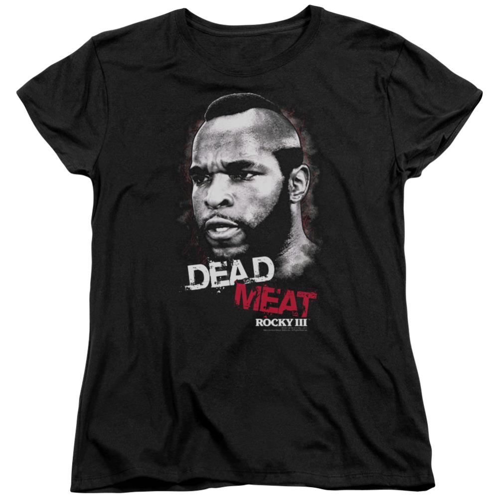 Rocky III Dead Meat Women's 18/1 Cotton Short-Sleeve T-Shirt