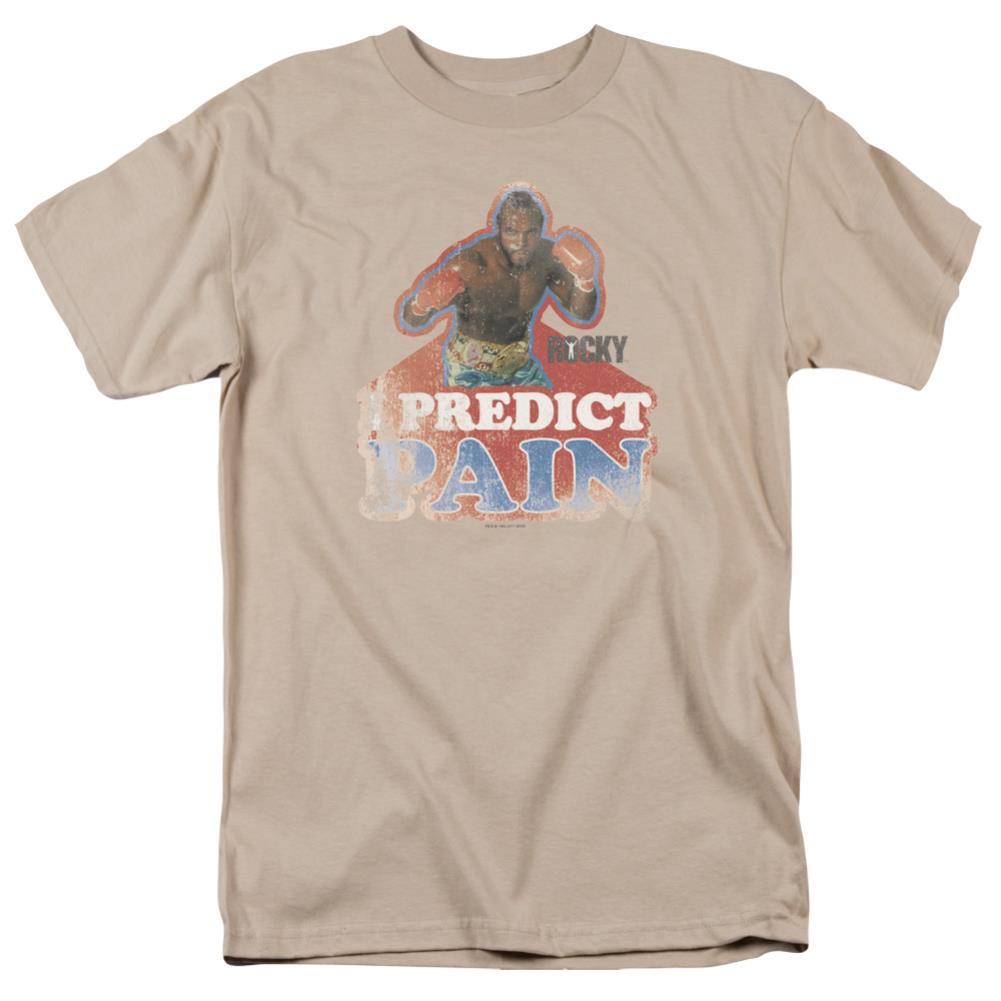 Rocky III I Predict Pain Men's 18/1 Cotton Short-Sleeve T-Shirt