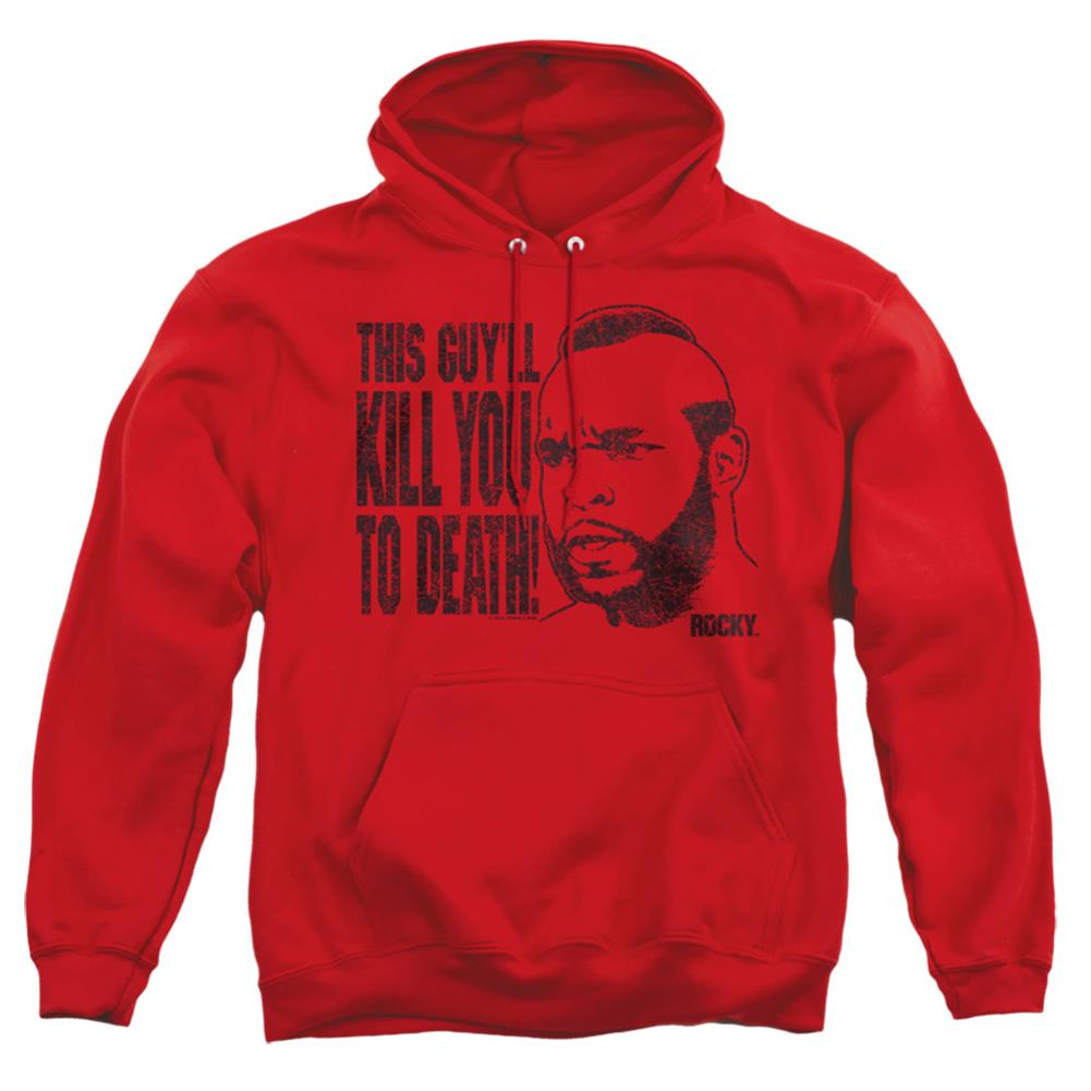 Rocky III Kill You To Death Men's Pull-Over 75 25 Poly Hoodie