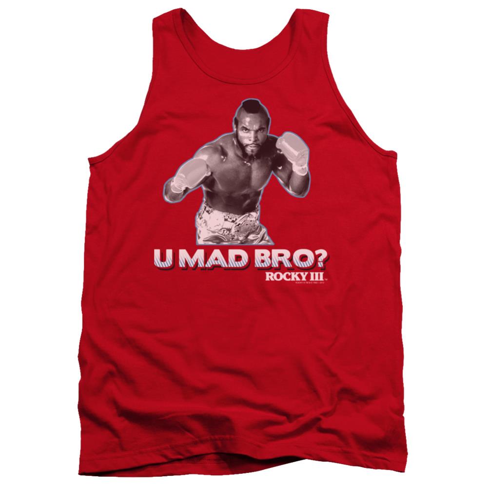Rocky III U Mad Bro Men's 18/1 Cotton Tank Top