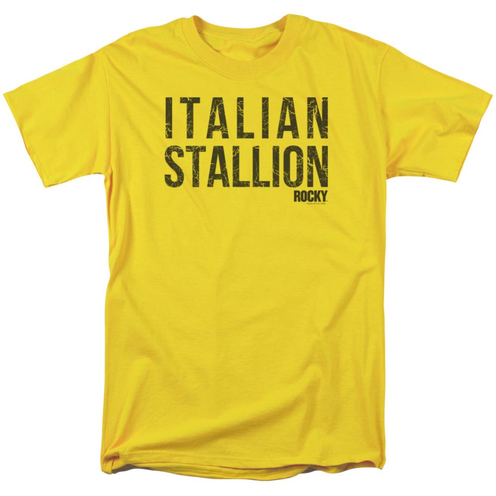 Rocky Italian Stallion Men's 18/1 Cotton Short-Sleeve T-Shirt