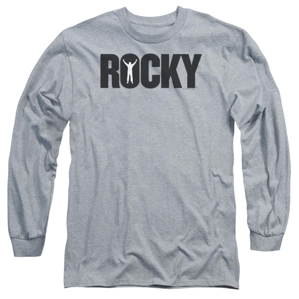 Rocky Logo Men's 18/1 Cotton Long-Sleeve T-Shirt