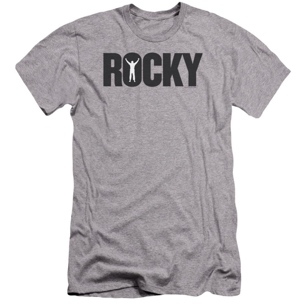 Rocky Logo Men's Ultra-Soft 30/1 Cotton Slim Short-Sleeve T-Shirt
