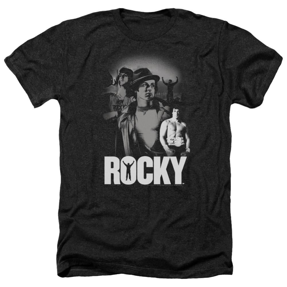 Rocky Making Of A Champ Men's 30/1 Heather 60 40 Poly Short-Sleeve T-Shirt