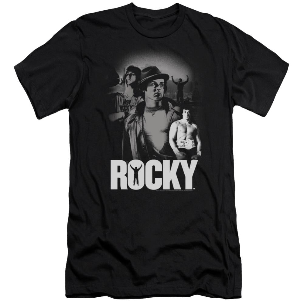 Rocky Making Of A Champ Men's Ultra-Soft 30/1 Cotton Slim Short-Sleeve T-Shirt