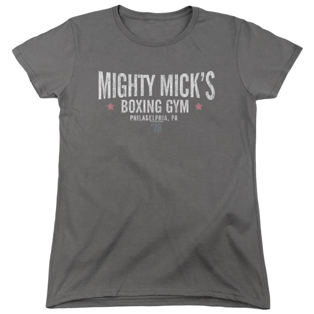 Rocky Mighty Mick's Boxing Gym Women's 18/1 Cotton Short-Sleeve T-Shirt