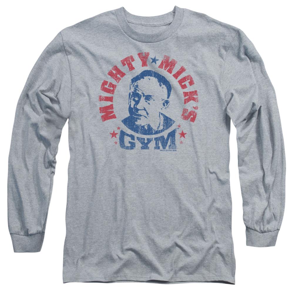 Rocky Mighty Mick's Gym Men's 18/1 Cotton Long-Sleeve T-Shirt