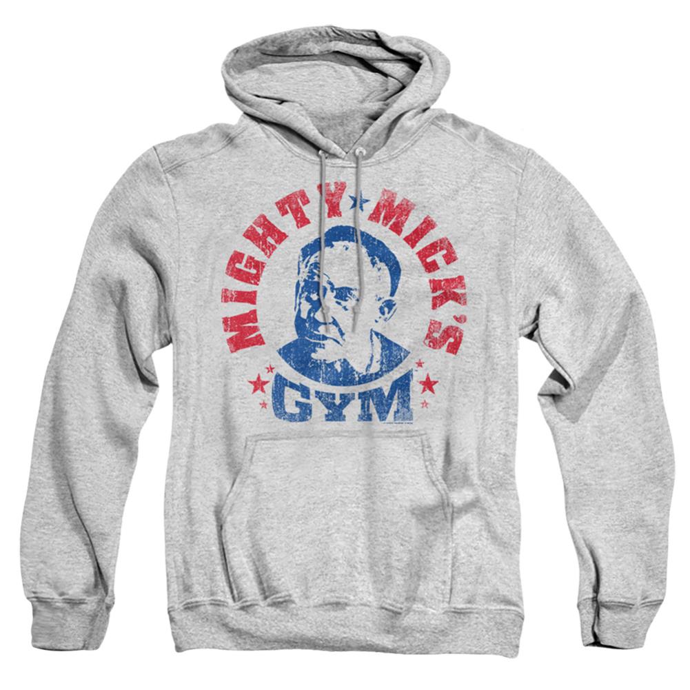 Rocky Mighty Mick's Gym Men's Pull-Over 75 25 Poly Hoodie