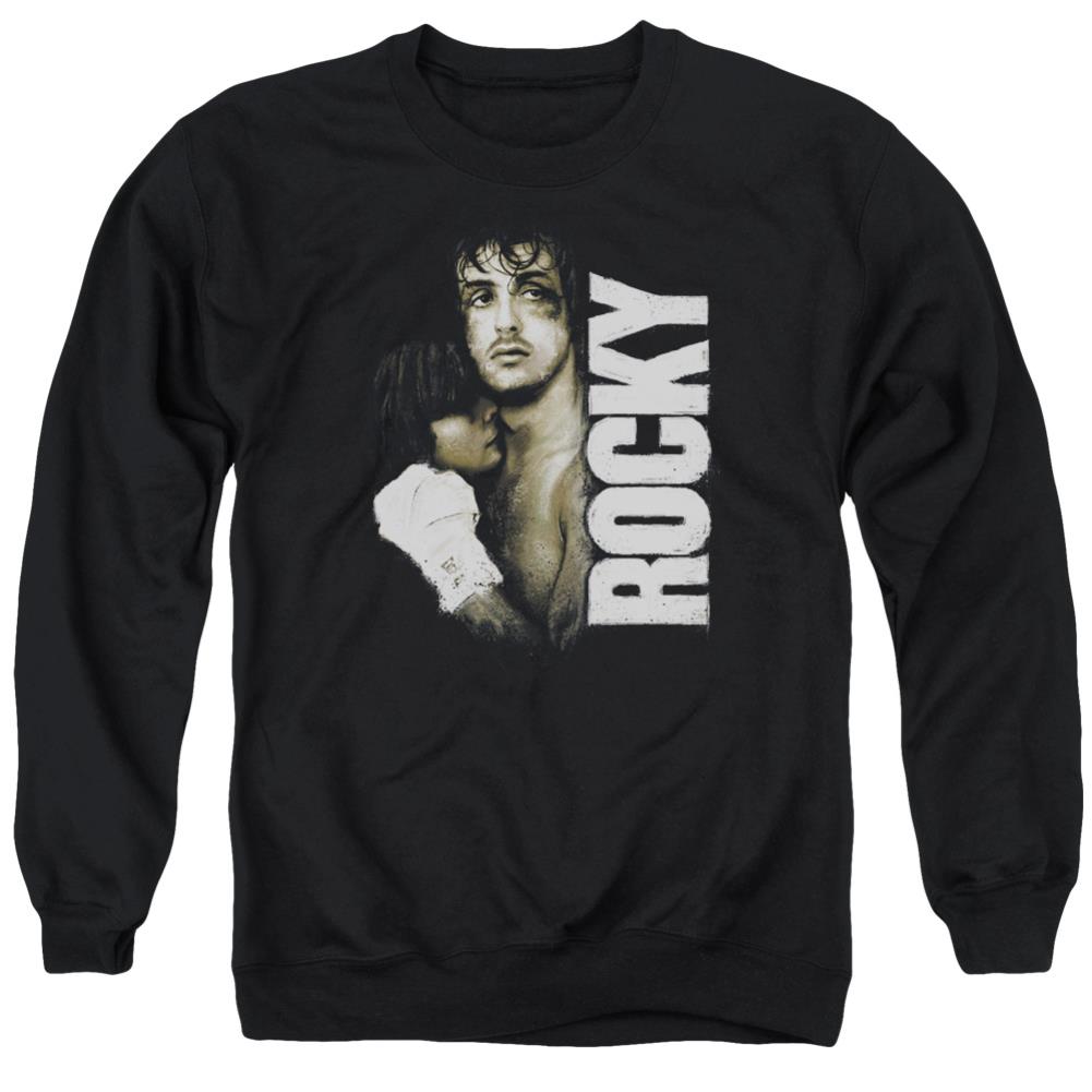 Rocky Painted Rocky Men's Crewneck 50 50 Poly Long-Sleeve T-Shirt