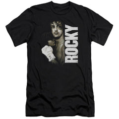 Rocky Painted Rocky Men's Ultra-Soft 30/1 Cotton Slim Short-Sleeve T-Shirt