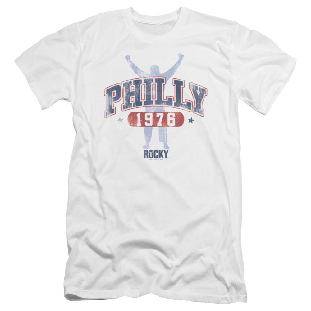 Rocky Philly 1976 Men's Ultra-Soft 30/1 Cotton Slim Short-Sleeve T-Shirt