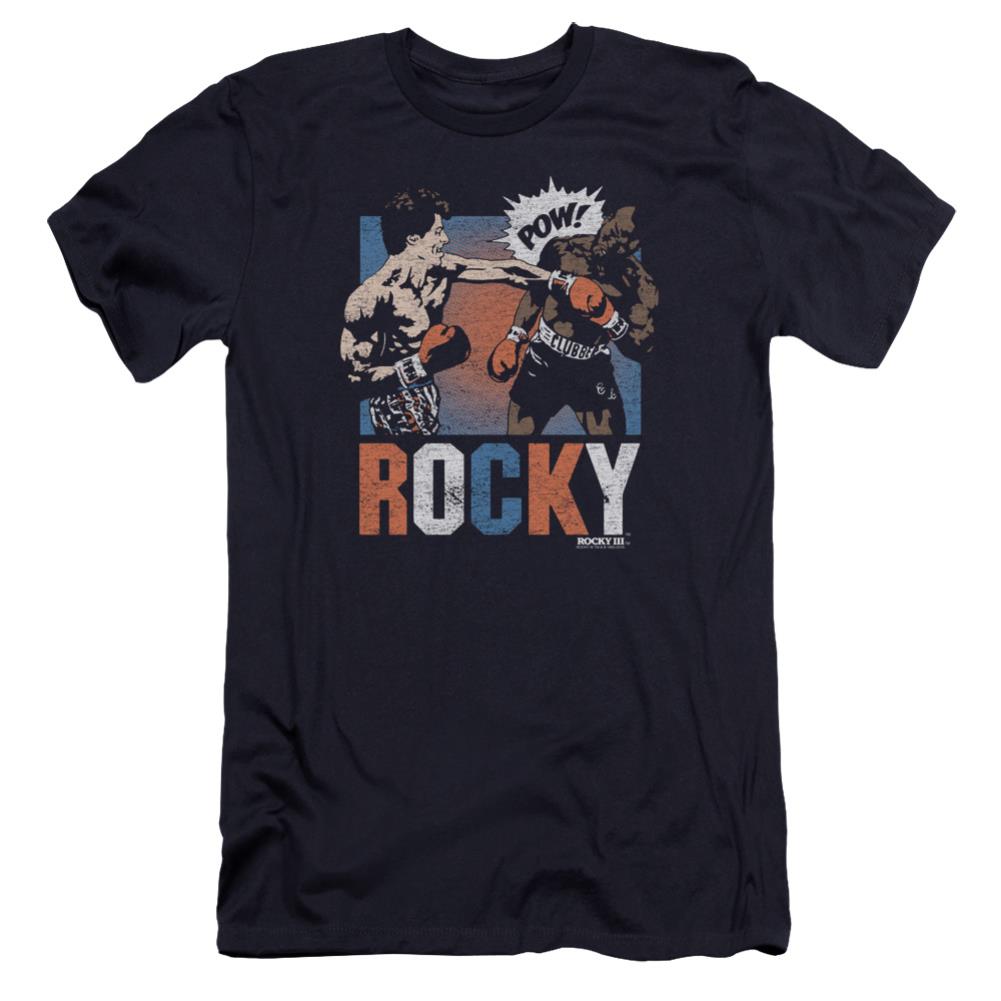 Rocky Rocky Pow Men's Ultra-Soft 30/1 Cotton Slim Short-Sleeve T-Shirt
