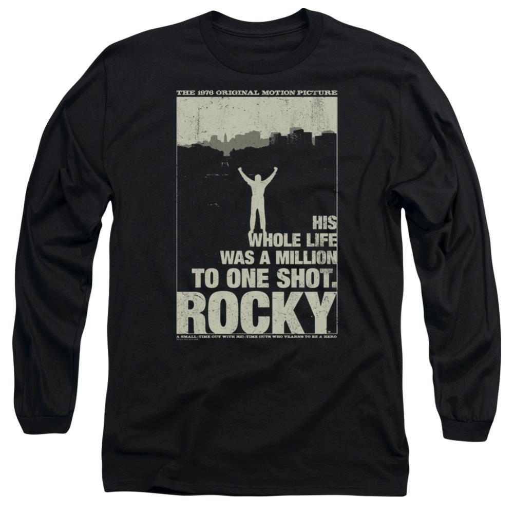 Rocky Silhouette Men's 18/1 Cotton Long-Sleeve T-Shirt