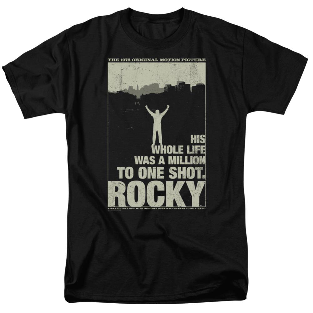 Rocky Silhouette Men's 18/1 Cotton Short-Sleeve T-Shirt