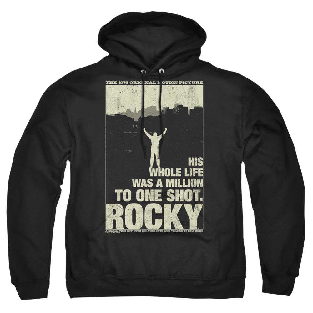 Rocky Silhouette Men's Pull-Over 75 25 Poly Hoodie