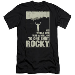 Rocky Silhouette Men's Ultra-Soft 30/1 Cotton Slim Short-Sleeve T-Shirt
