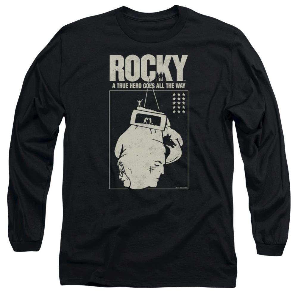 Rocky The Hero Men's 18/1 Cotton Long-Sleeve T-Shirt