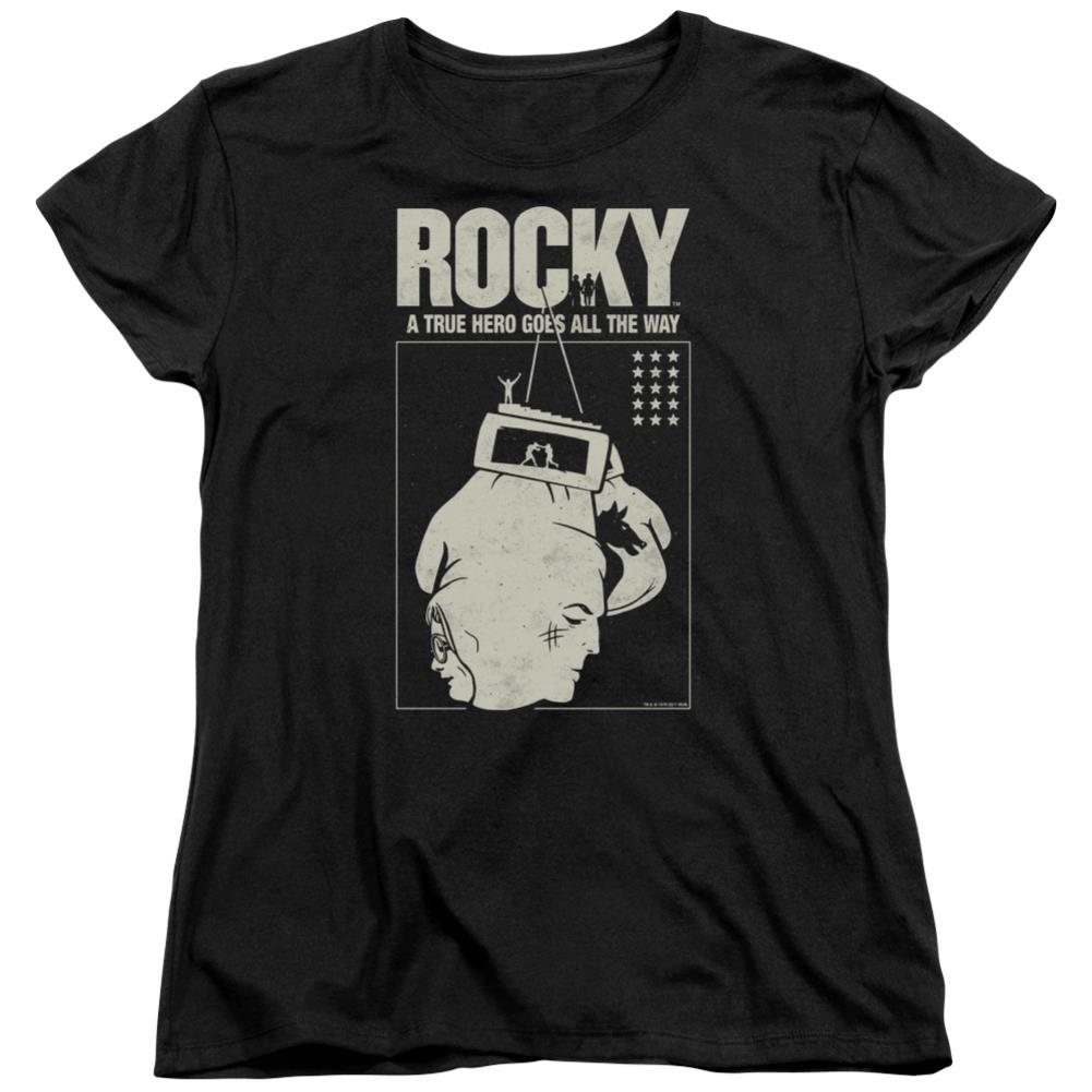 Rocky The Hero Women's 18/1 Cotton Short-Sleeve T-Shirt