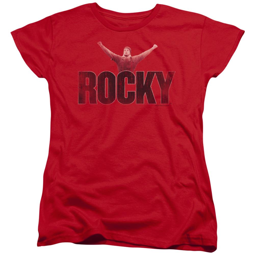 Rocky Victory Distressed Women's 18/1 Cotton Short-Sleeve T-Shirt