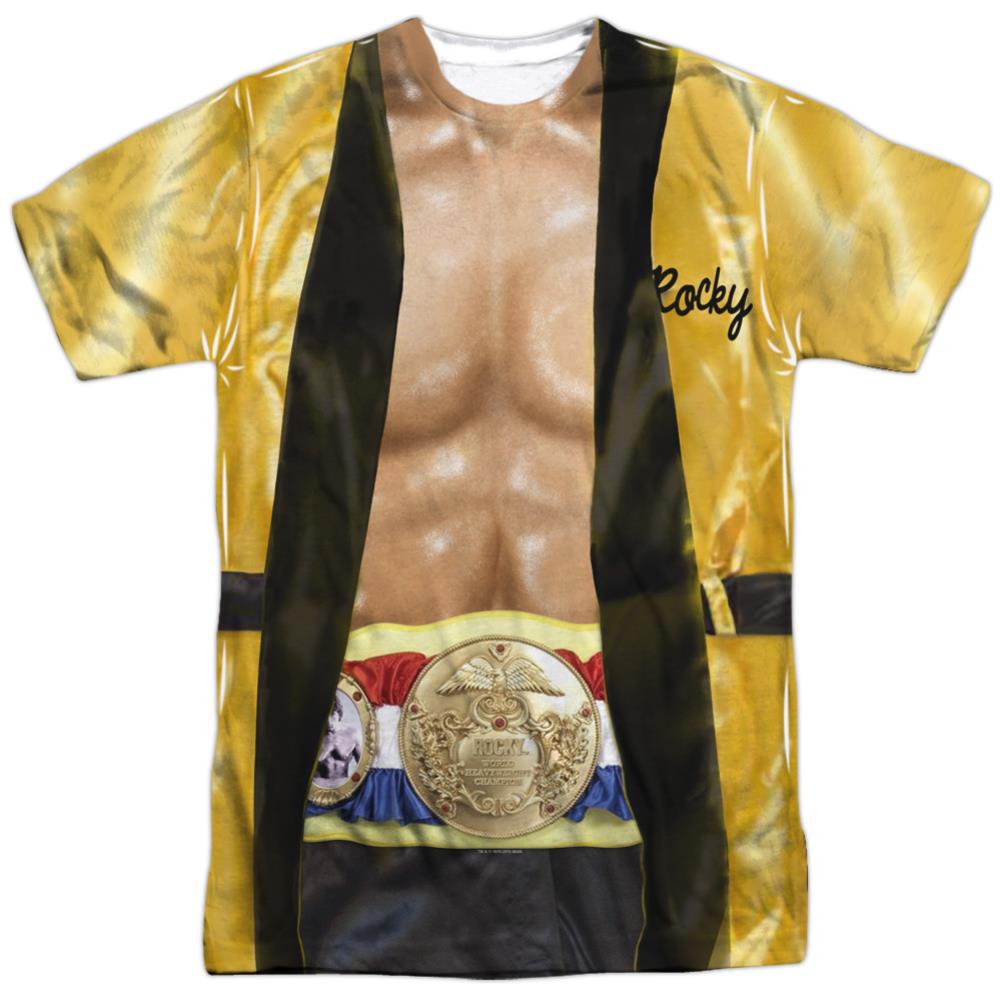 Rocky Yellow Robe Men's Regular Fit Polyester Short-Sleeve T-Shirt