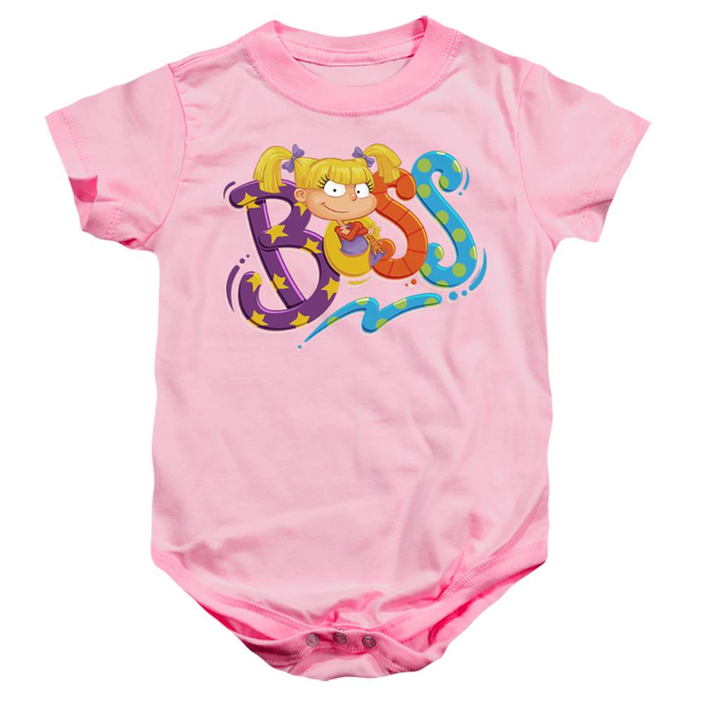 Rugrats Angelica Is Boss Infant's Cotton SS Snapsuit