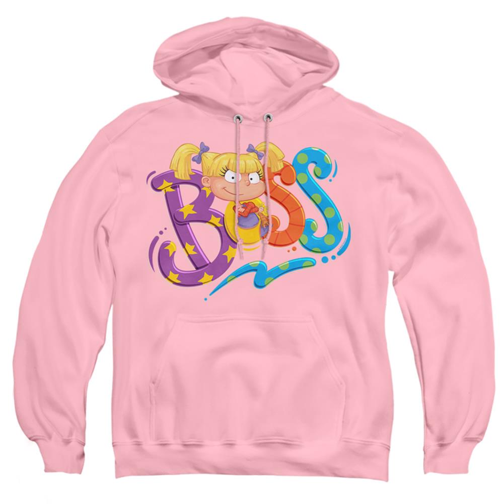 Rugrats Angelica Is Boss Men's Pull-Over 75 25 Poly Hoodie