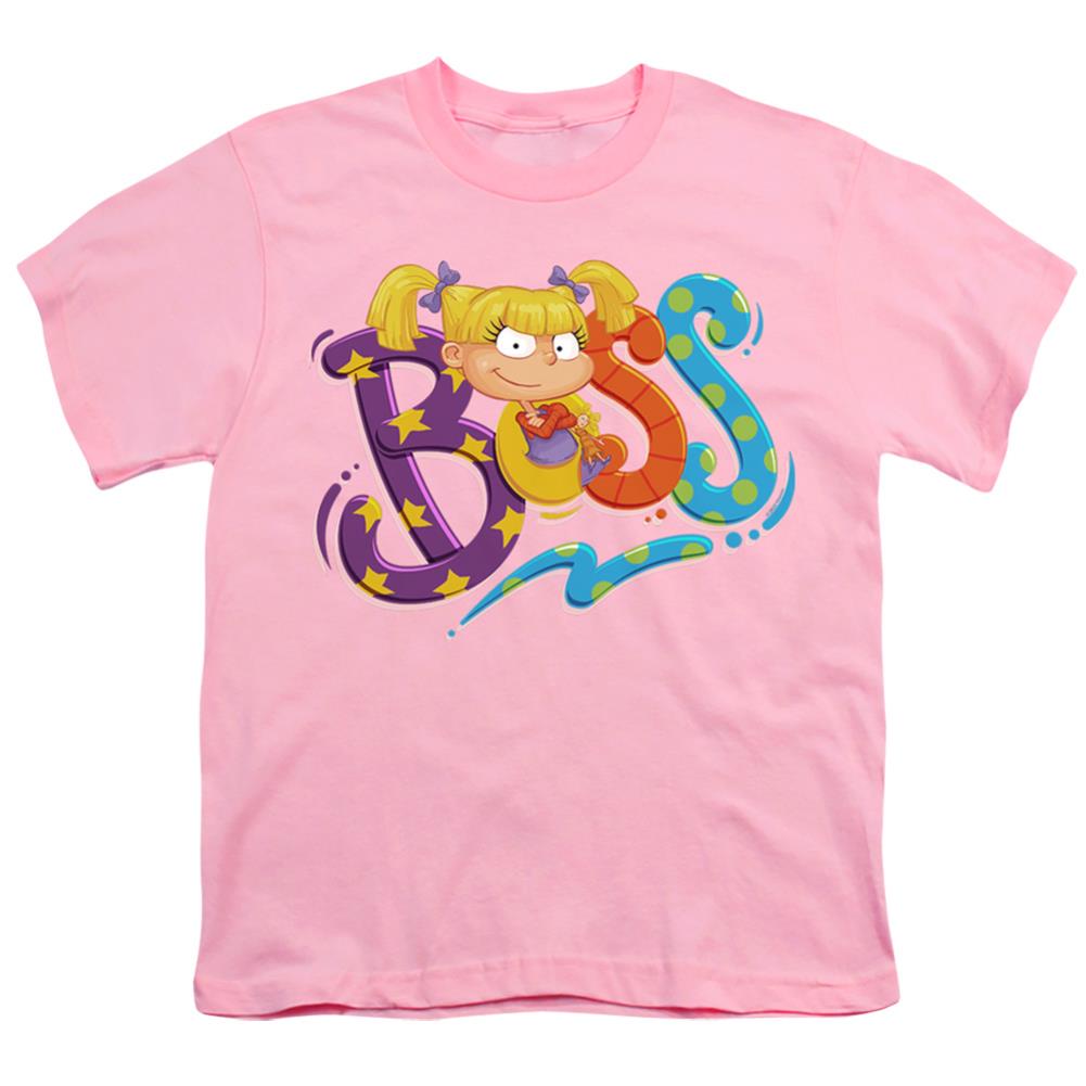 Rugrats Angelica Is Boss Youth 18/1 100% Cotton Short-Sleeve T-Shirt