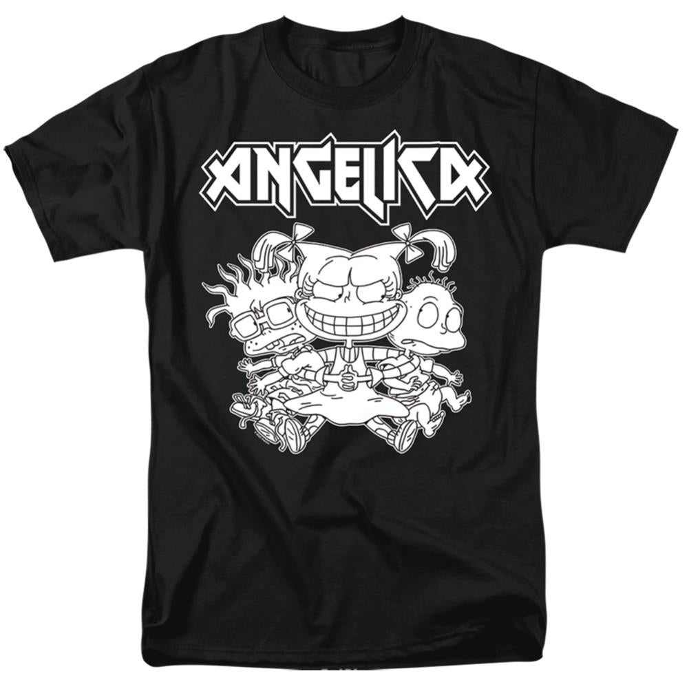 Rugrats Angelica Pickles Rocks Men's 18/1 Cotton Short-Sleeve T-Shirt