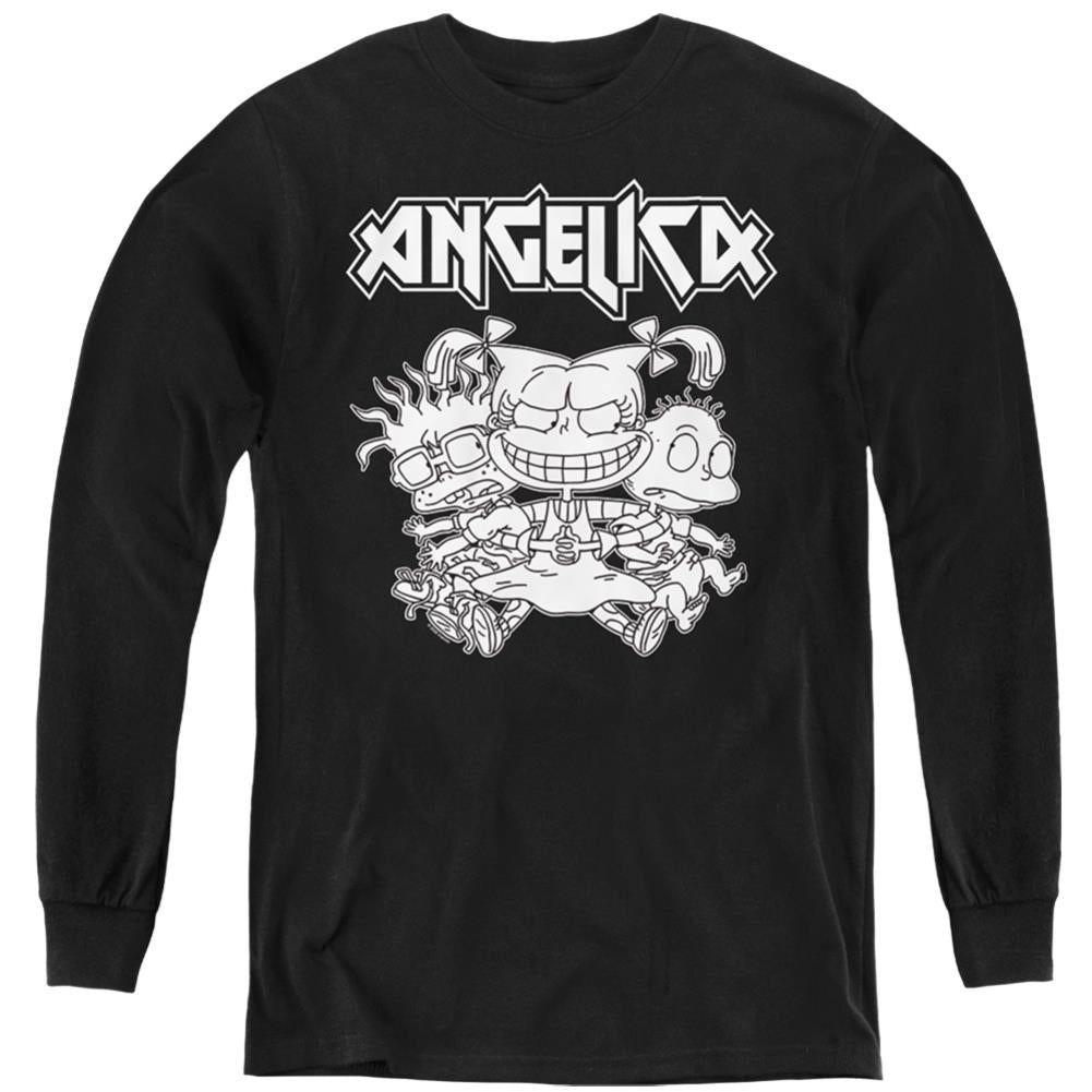 Rugrats Angelica Pickles Rocks Youth Long-Sleeve T-Shirt
